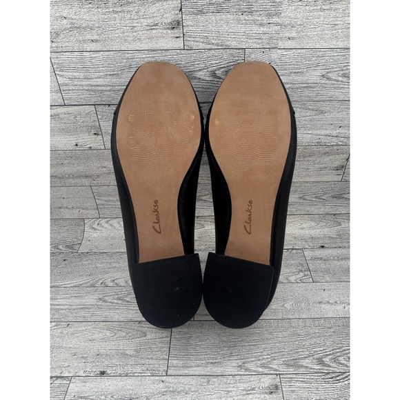 Clarks Collection Shoes Womens Size‎ 8.5 Block Heel Patent Toe Comfort 26153413 - Picture 11 of 11